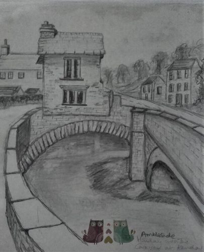 Pencil drawing, Ambleside.